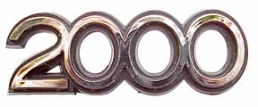 79811-25501 Datsun 2000 Emblem
